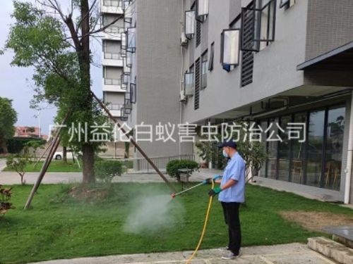 狮岭小区杀灭蚊蝇工程